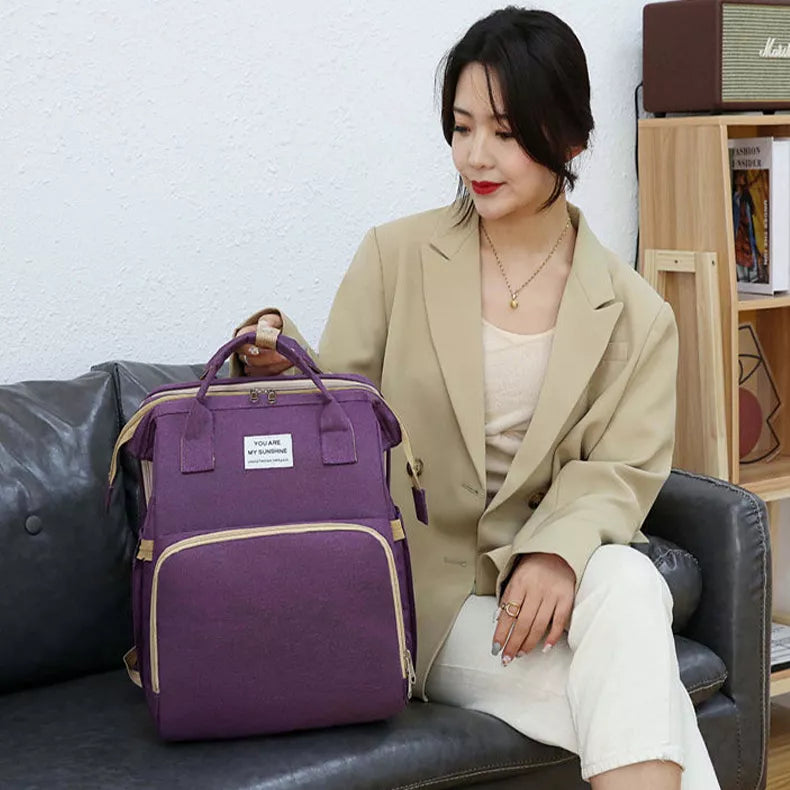 HOMERRY™ Baby Crib Backpack Diaper Bag