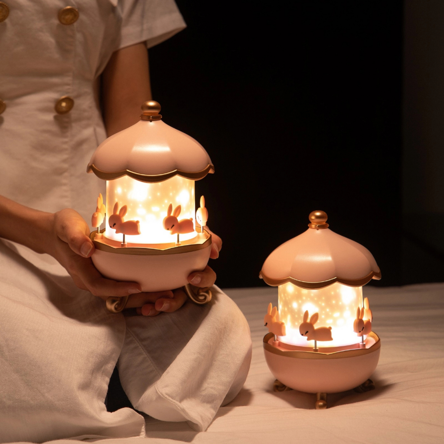HOMERRY Carousel Night Light for Kids