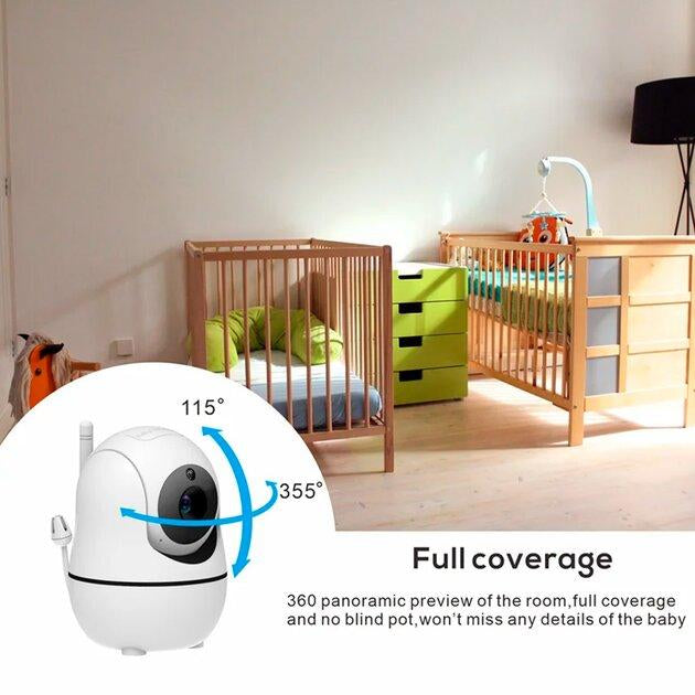 HOMERRY™ Smart Video Baby Monitor with 360 and Video Camera