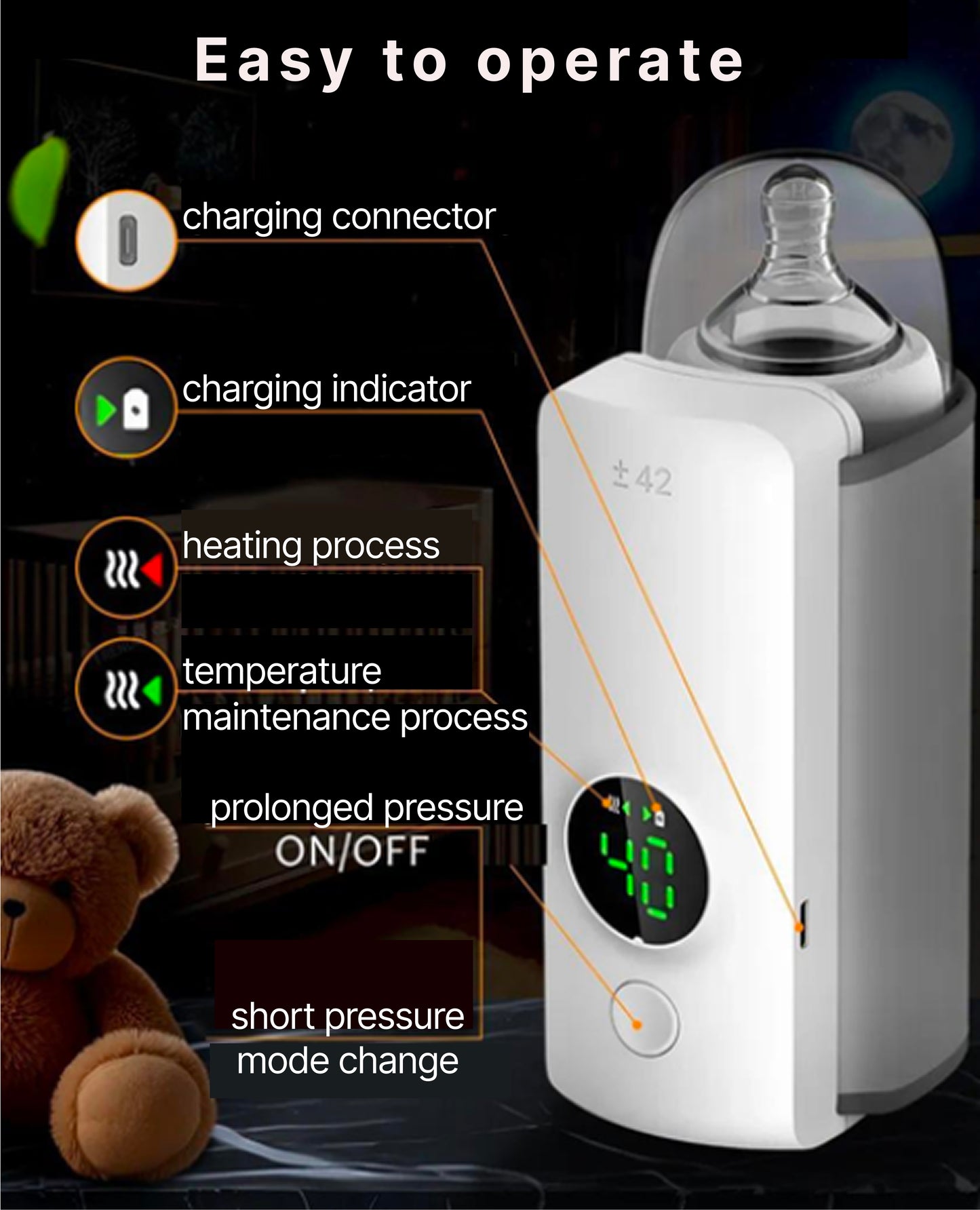 HOMERRY™ Portable Bottle Warmer