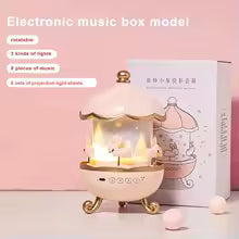 HOMERRY Carousel Night Light for Kids