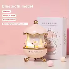 HOMERRY Carousel Night Light for Kids