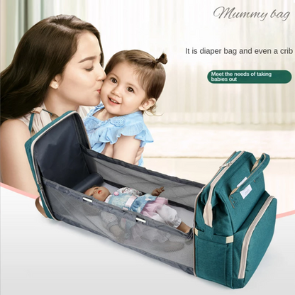 HOMERRY™ Baby Crib Backpack Diaper Bag